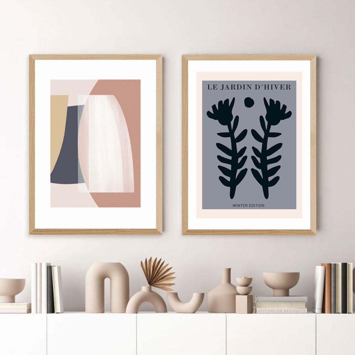 Neutral Shapes VI, Abstract Print Colour: Black, Size: A2 – image 2