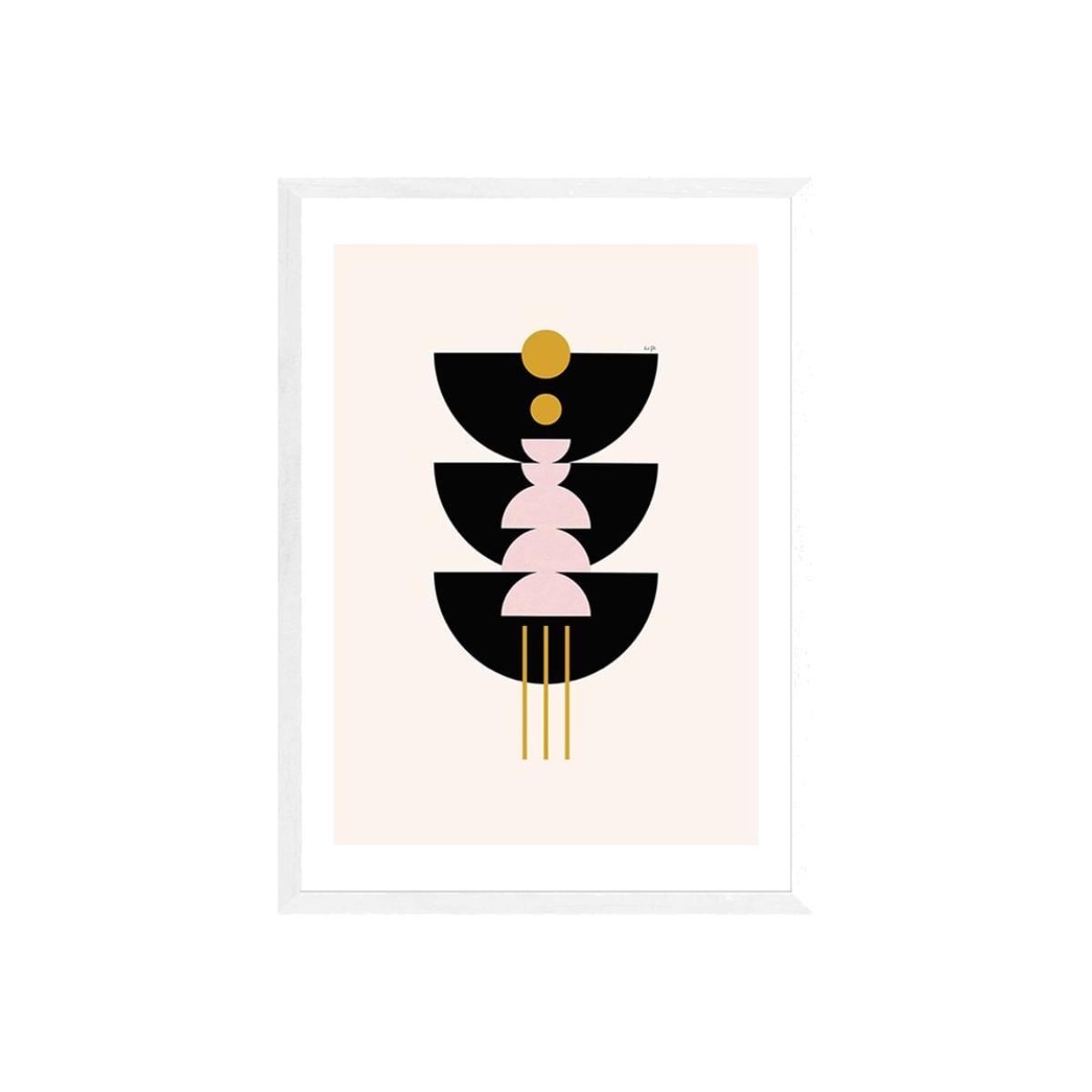 Art of Balance III, Graphic Print Colour: White, Size: A1