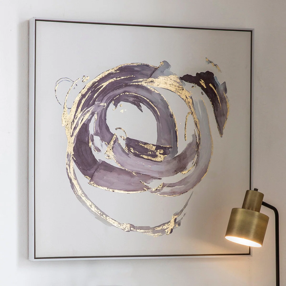 Opal Abstract Framed Art MultiColoured – image 1