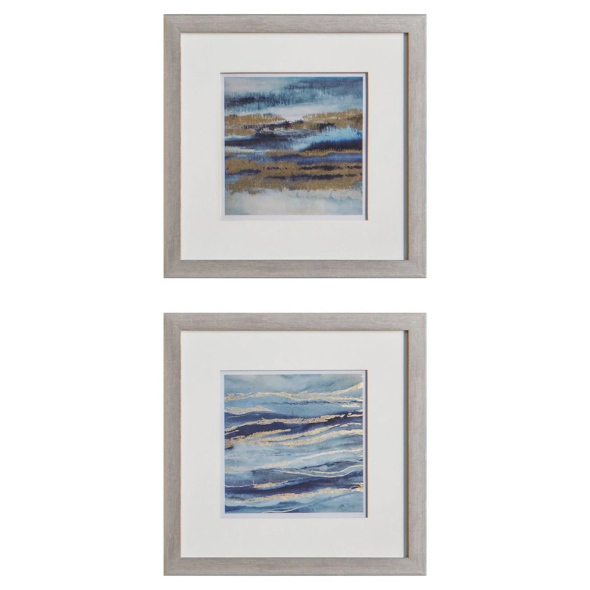 Set of 2 Francis Framed Art Blue – image 3