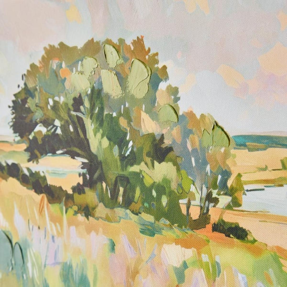 Rolling Hills Hand Finished Framed Canvas – image 2