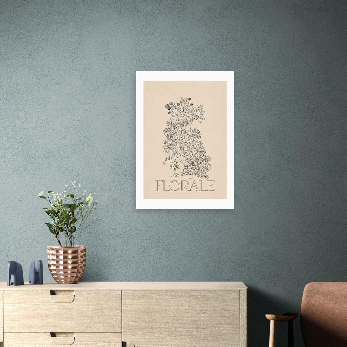 East End Prints Florale II Print Natural – image 1