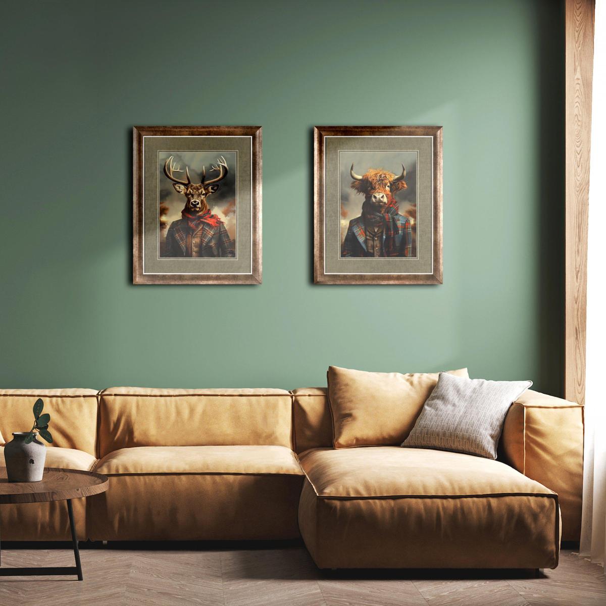 Dapper Highlander Framed Print – image 2