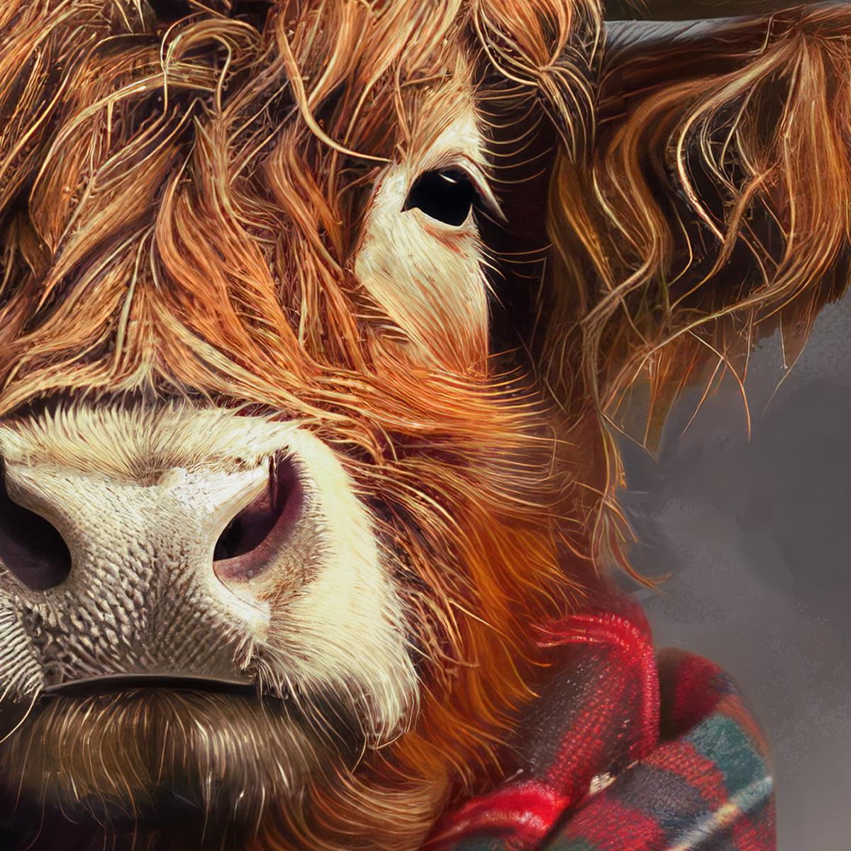 Dapper Highlander Framed Print – image 3