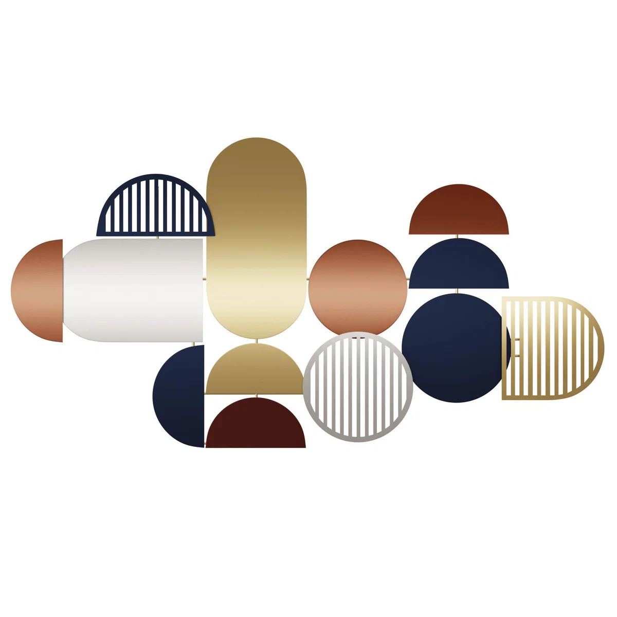 Elements Metal Wall Art MultiColoured – image 2
