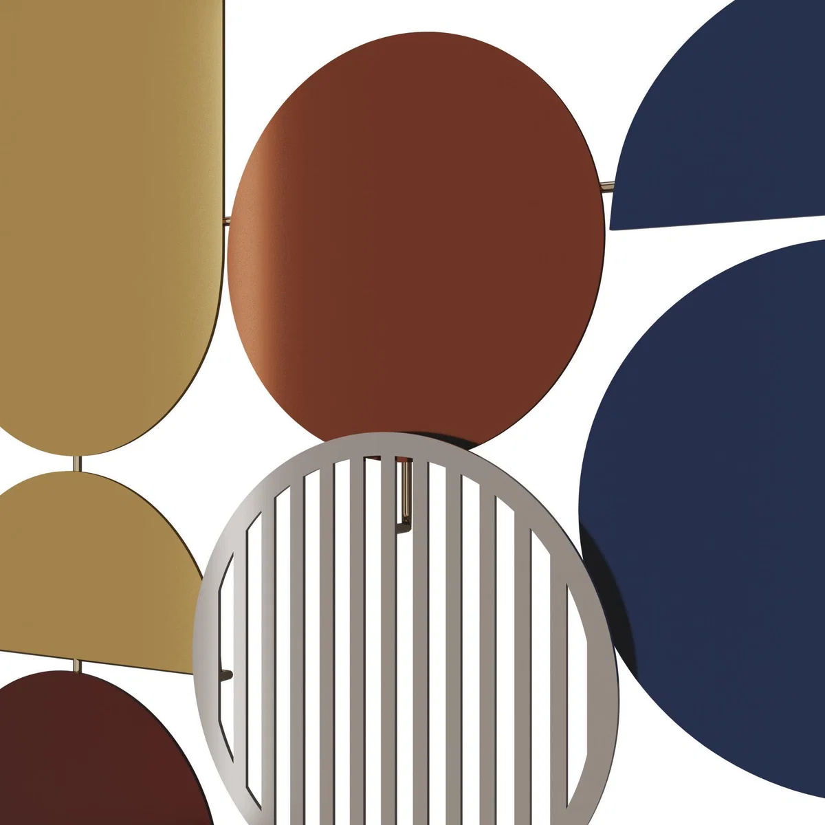 Elements Metal Wall Art MultiColoured – image 3