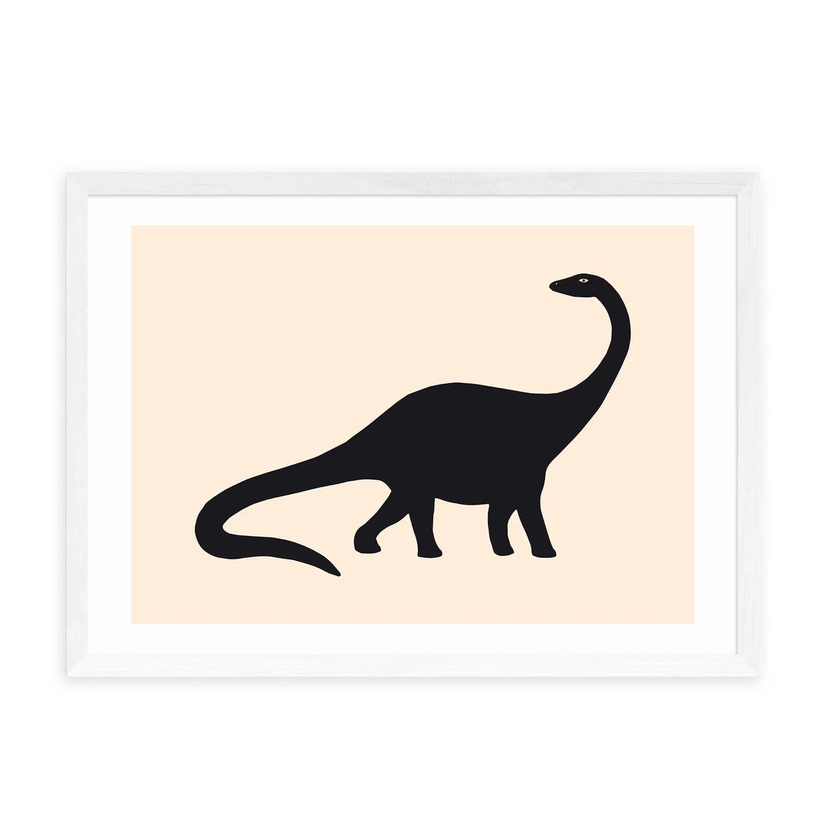 East End Prints Diplodocus Print Natural – image 2