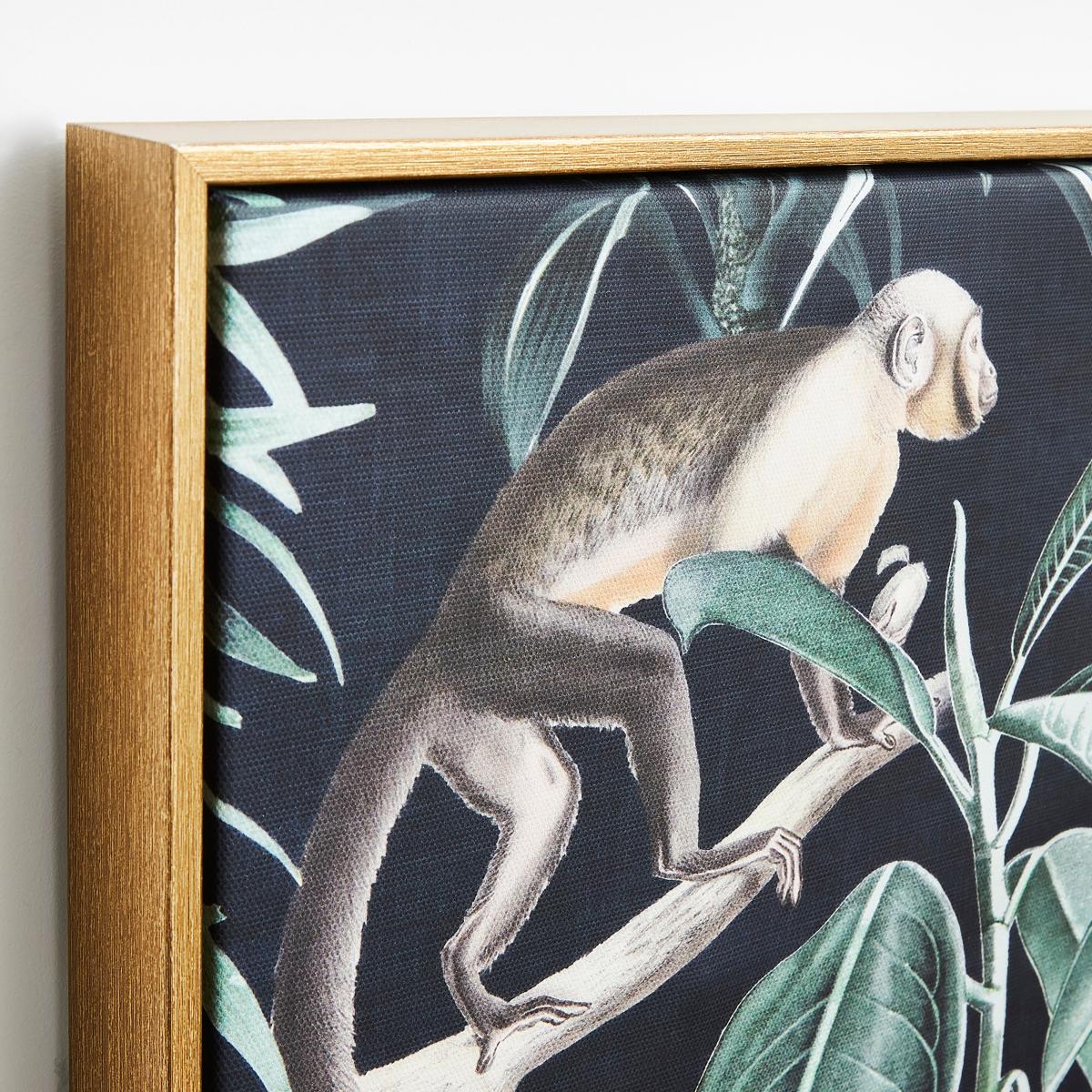 Set of 2 Monkey Framed Canvases – image 2