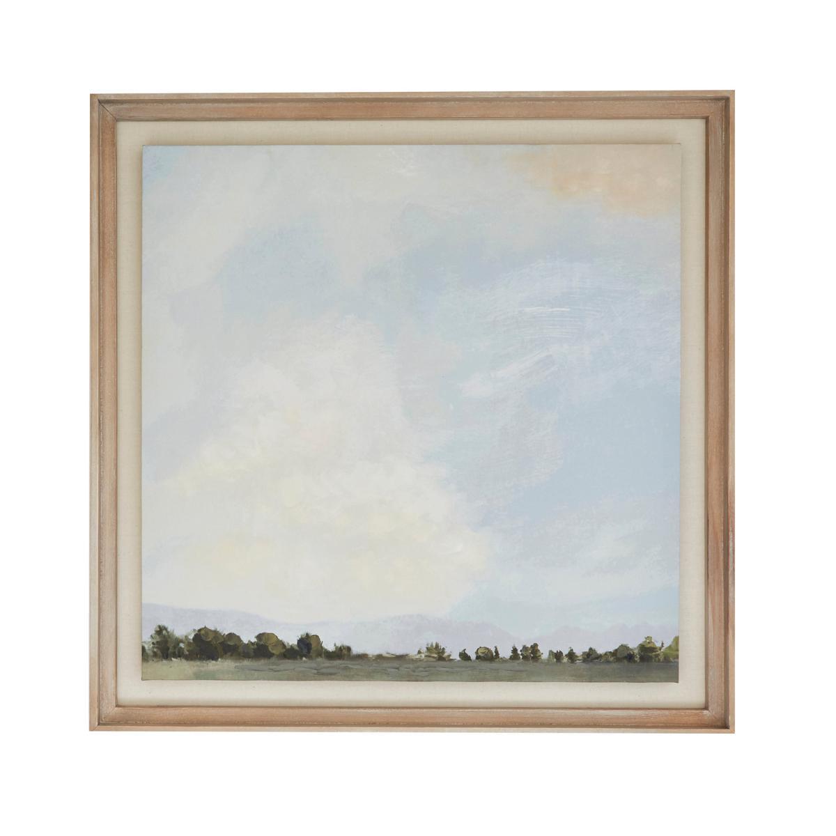 Churchgate Sky Framed Print Light Blue – image 3