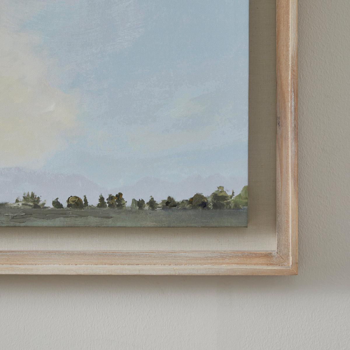 Churchgate Sky Framed Print Light Blue – image 4