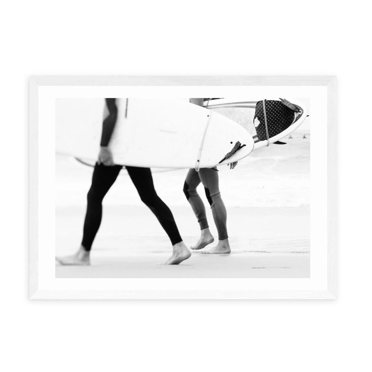 East End Prints Catch a Wave Print Black and white – image 2
