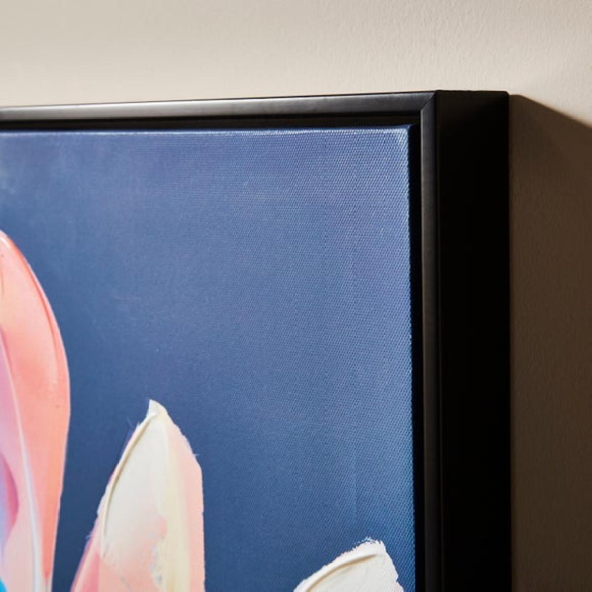 Flower Hand Finished Framed Canvas – image 2