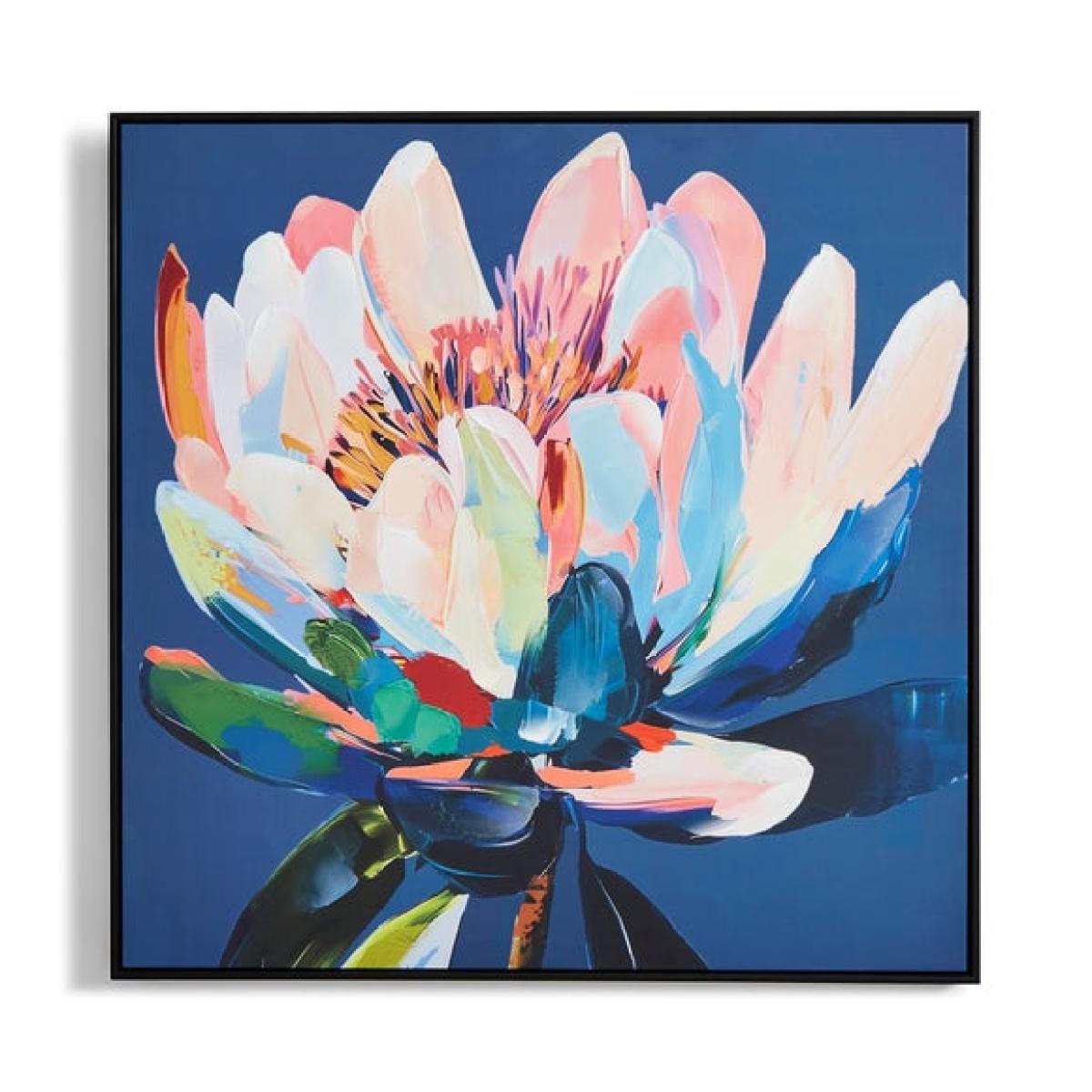 Flower Hand Finished Framed Canvas – image 3