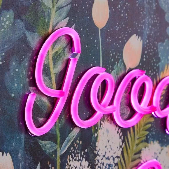Good Vibes Light Up Neon Framed Print – image 3