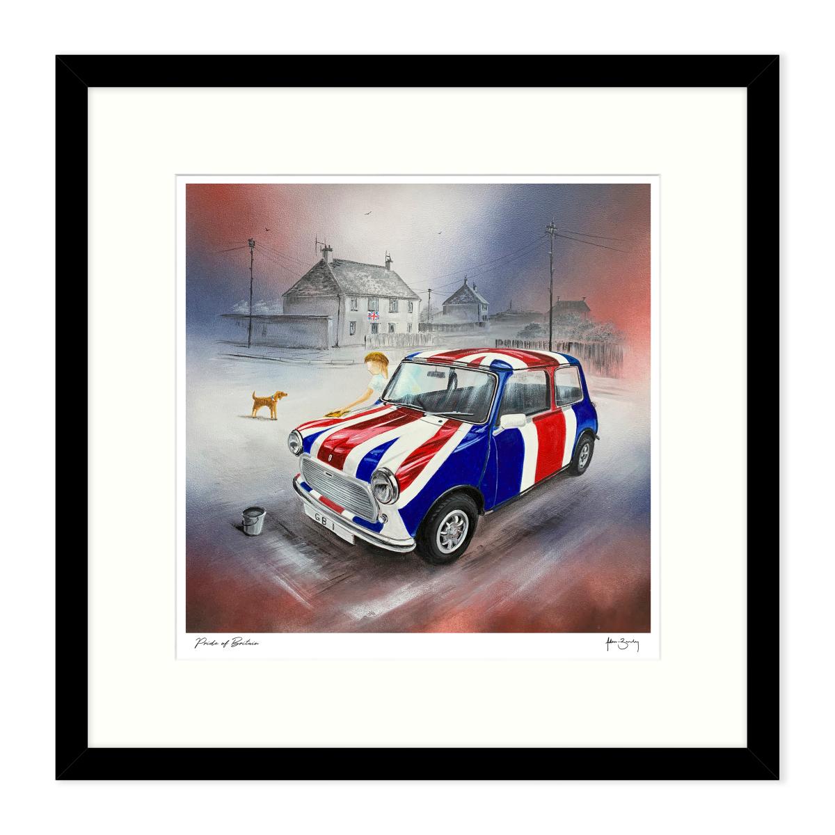 Pride Of Britain Framed Print Black – image 2