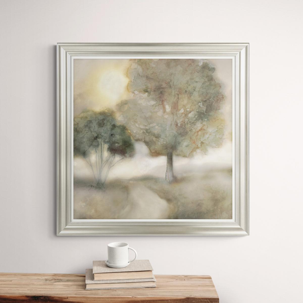 Misty Morning by Edward Selkirk Framed Print Natural – image 1