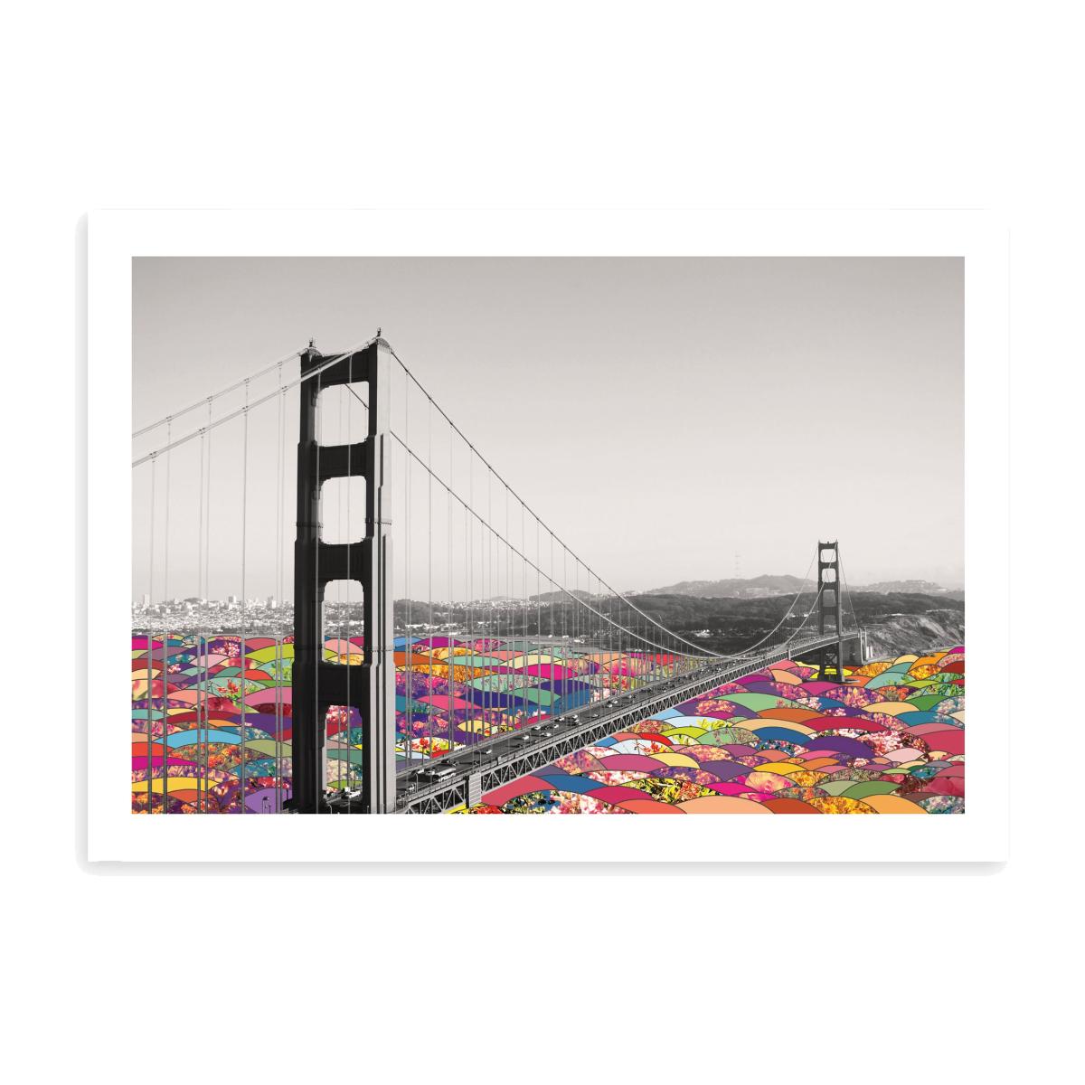 East End Prints It's In The Water Print MultiColoured