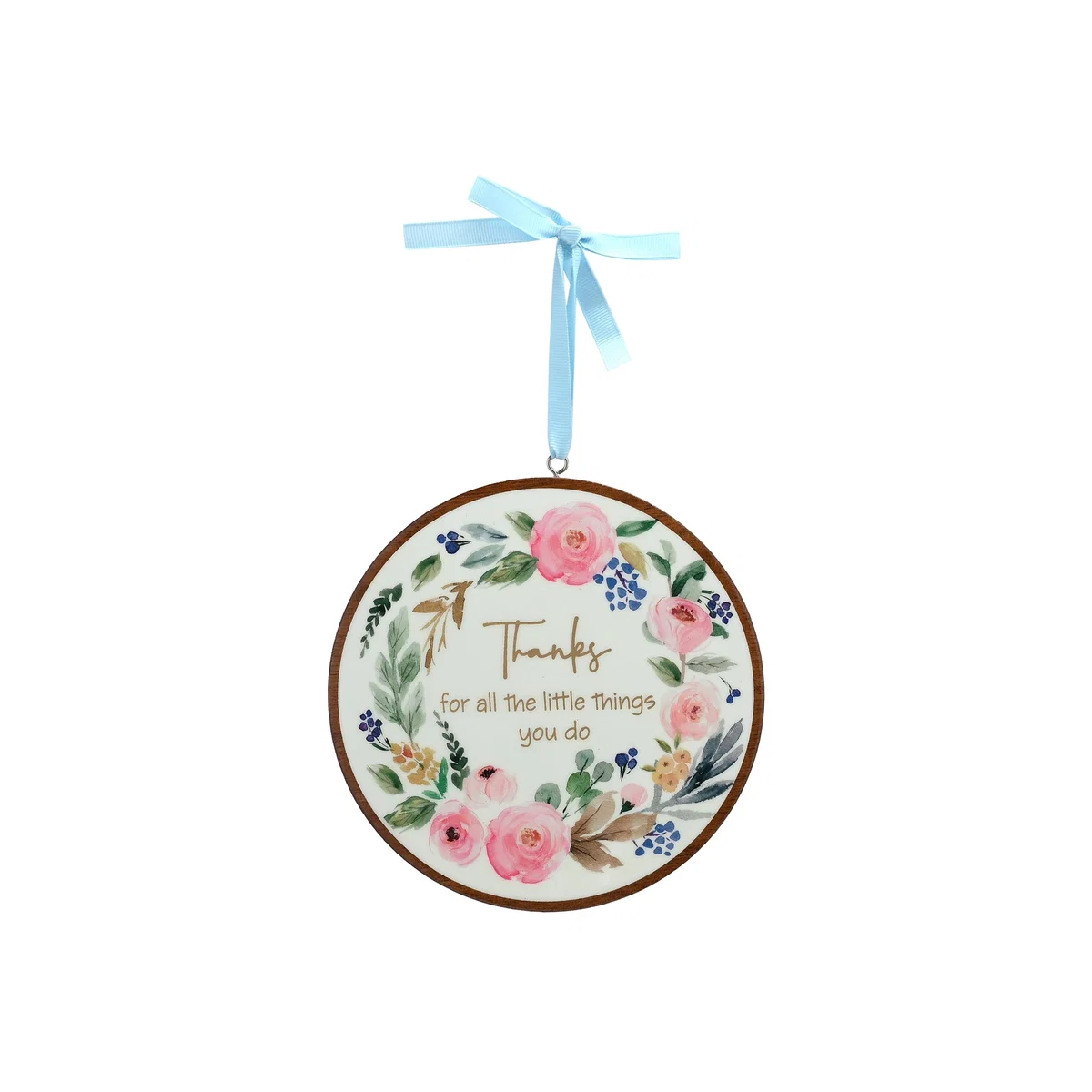 The Cottage Garden Thank You Hanging Plaque