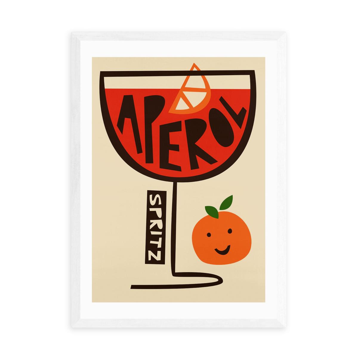 East End Prints Aperol Spritz Print MultiColoured – image 2