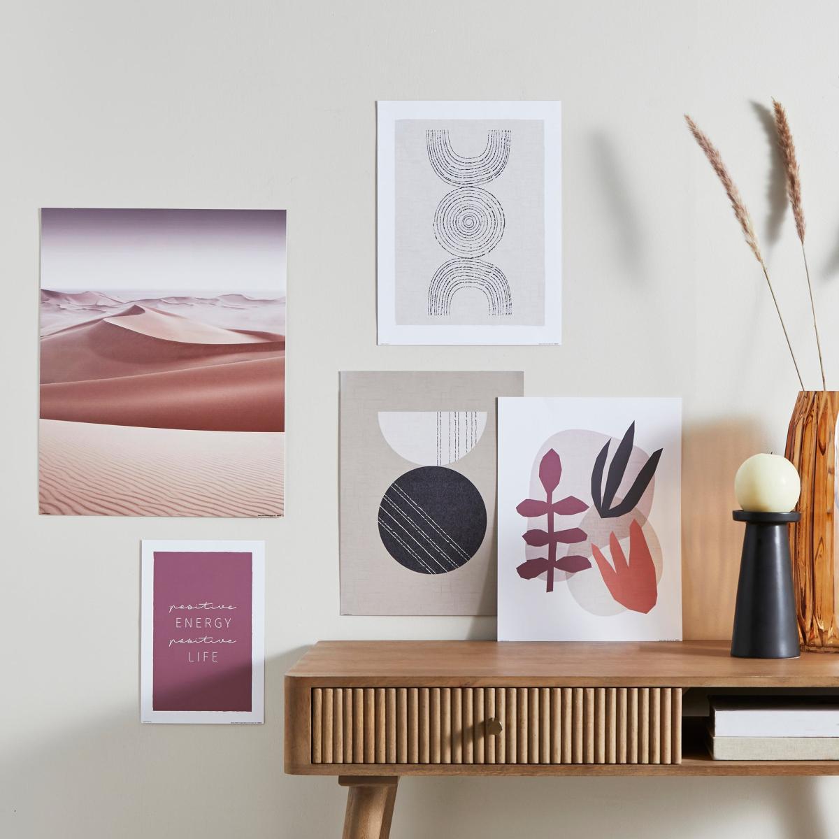 Pack of 5 Retreat Posters MultiColoured – image 2