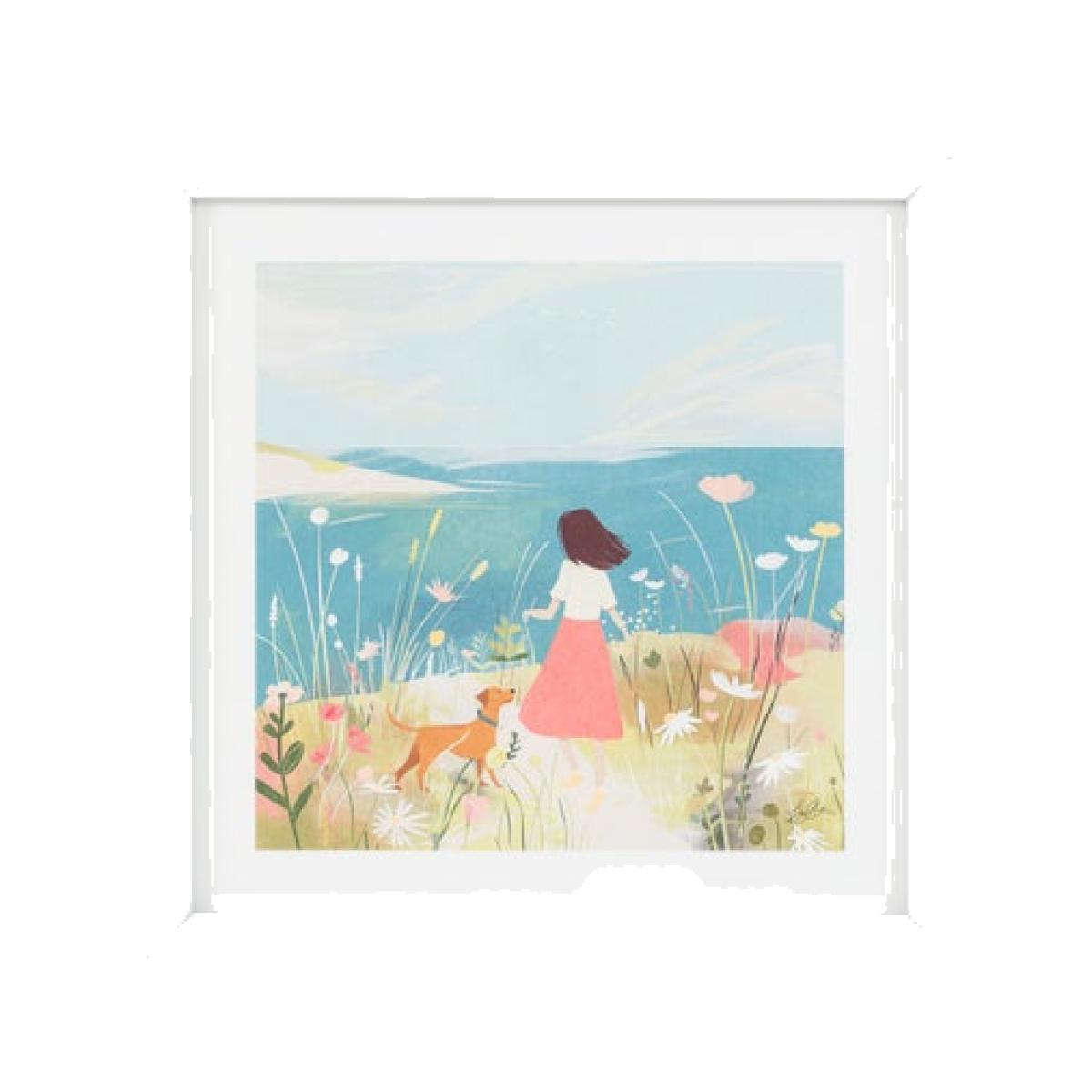 Cedar & Sage Seaside Stroll Framed Print – image 1