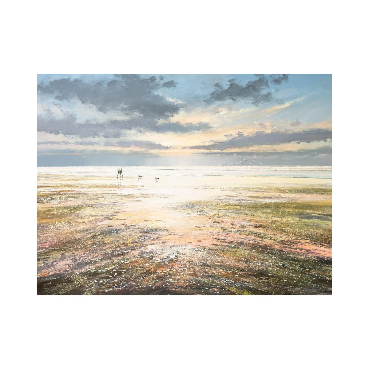 The Art Group A Walk At Dusk Canvas MultiColoured – image 2