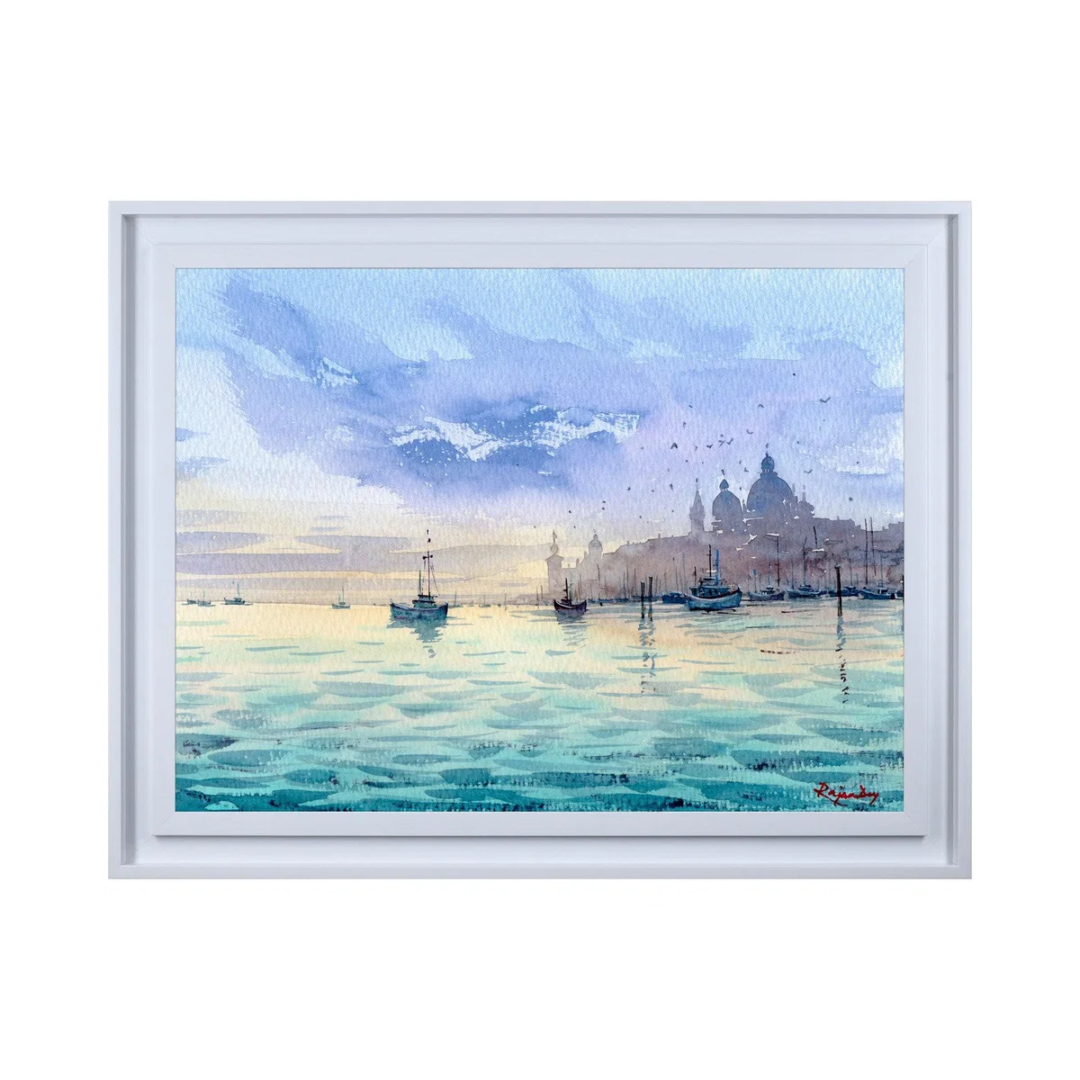 The Art Group Venice From Boat Framed Print MultiColoured – image 2