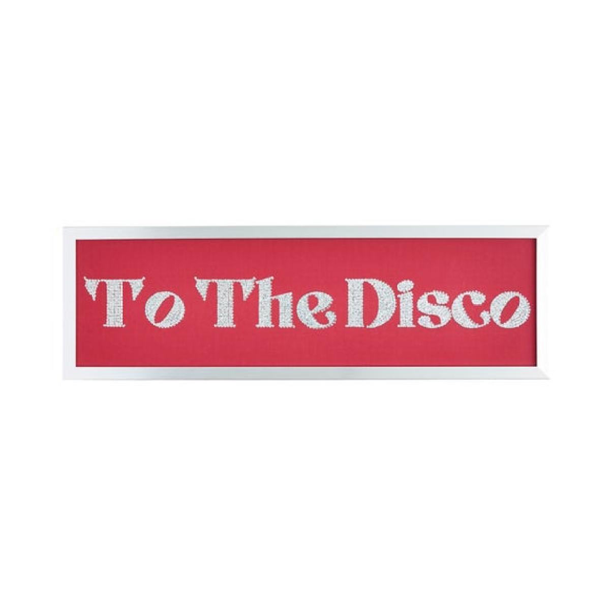 To The Disco Sequin Framed Wall Art – image 3