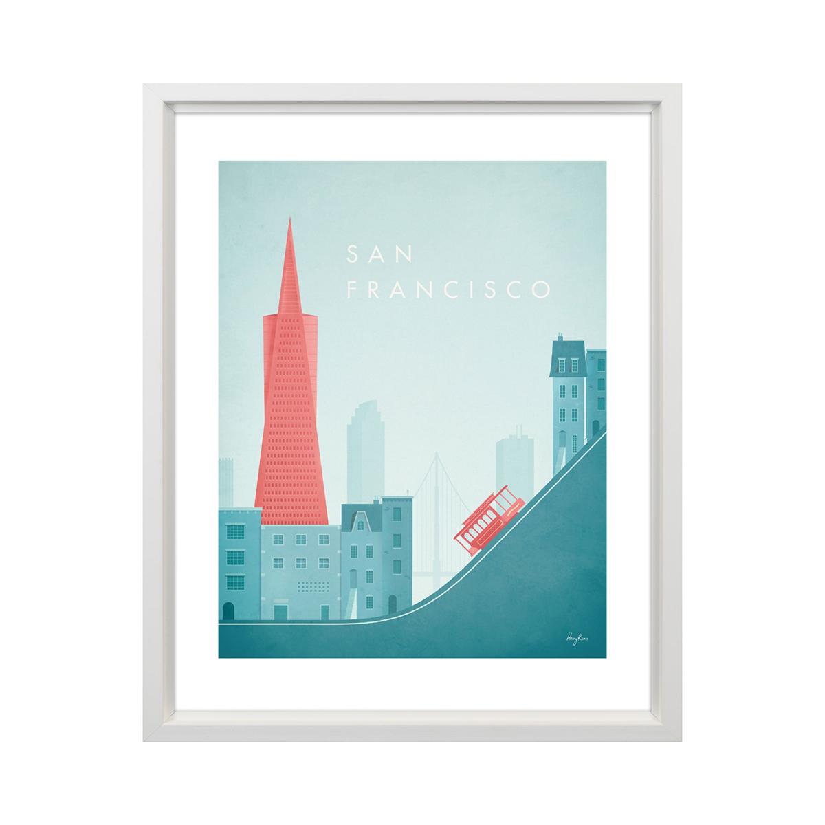 The Art Group San Francisco Framed Print Blue – image 2