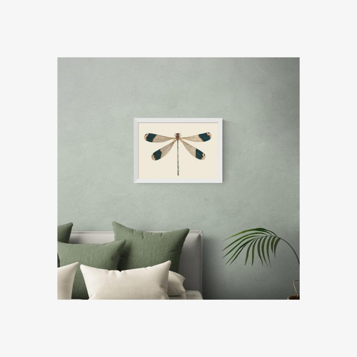 East End Prints British Dragonfly Print – image 1
