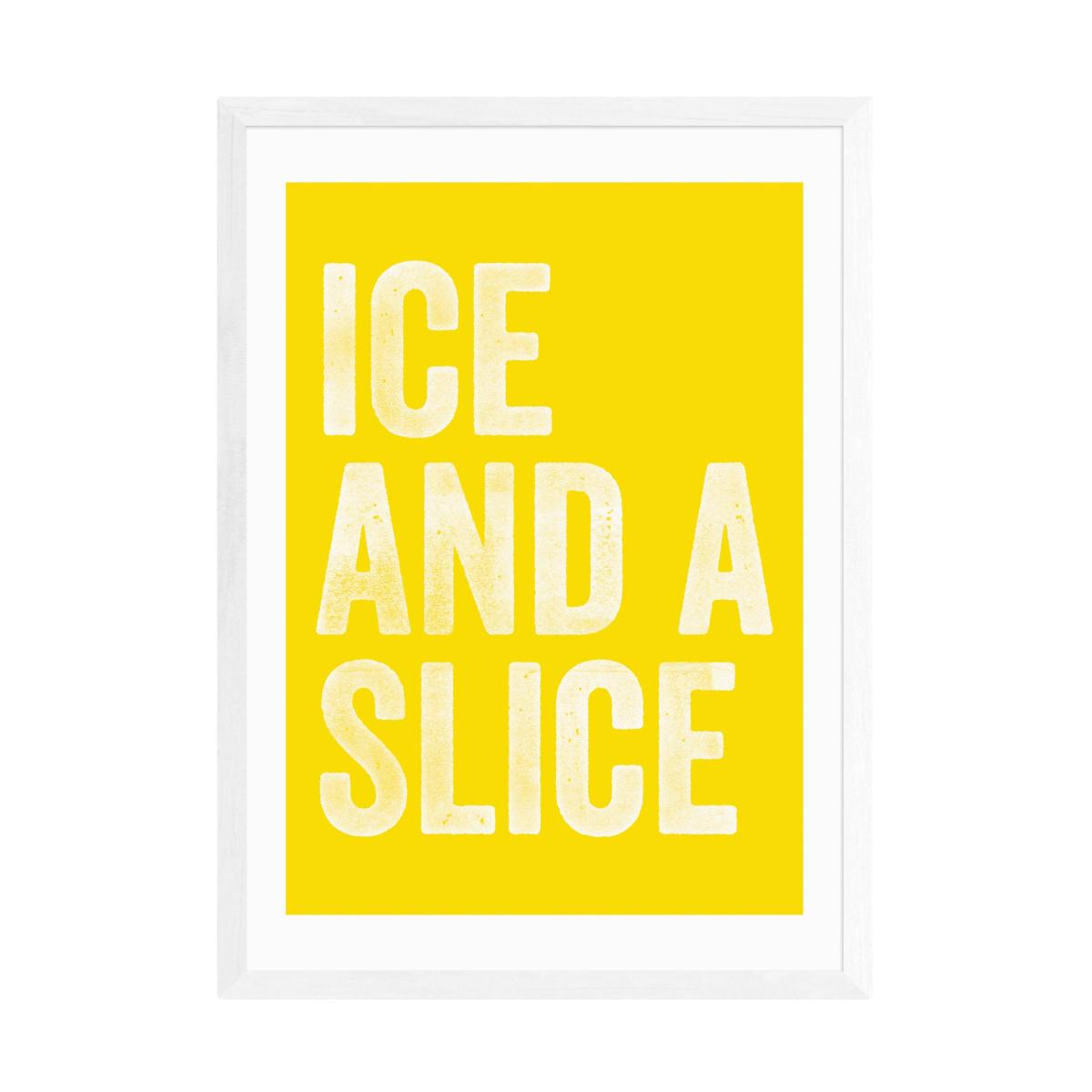 East End Prints Ice and Slice Print Yellow – image 2