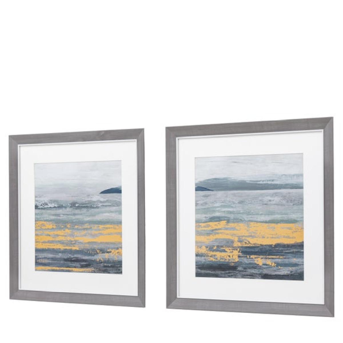 Cedar & Sage Set of 2 Ocean Glimmer Framed Prints – image 5