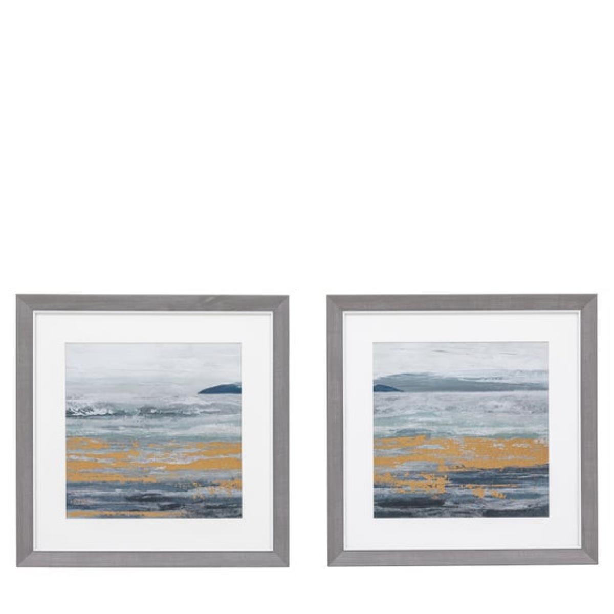 Cedar & Sage Set of 2 Ocean Glimmer Framed Prints – image 6