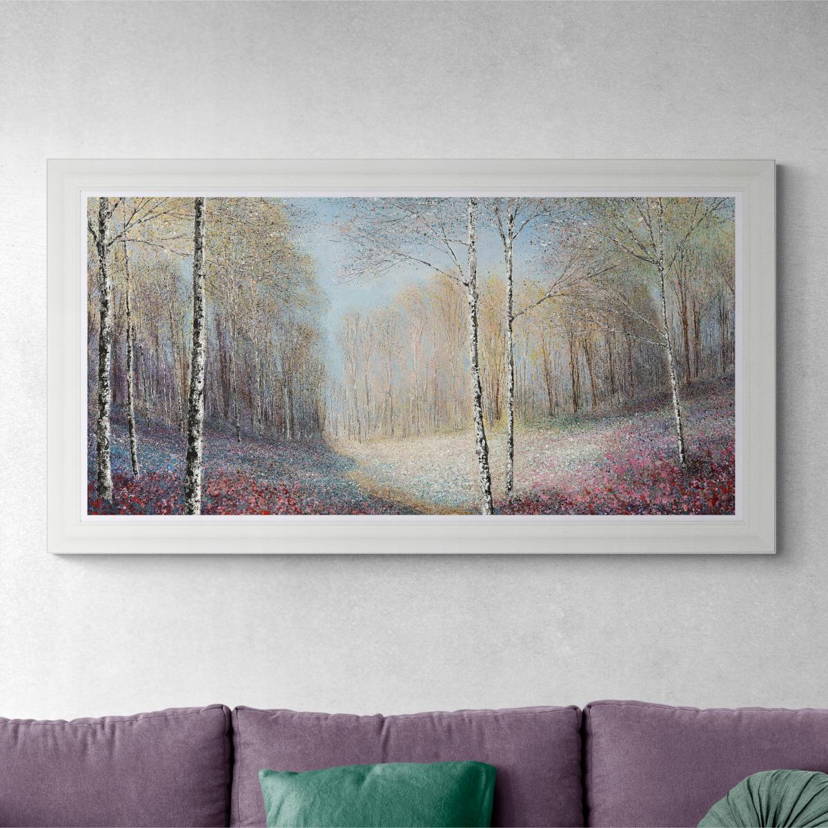 The Freshness of Spring Framed Print White – image 1