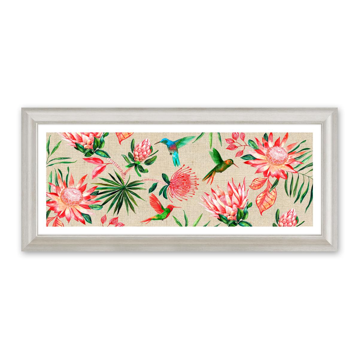 Tropical by Ute Nuhn B Framed Print Pink – image 2