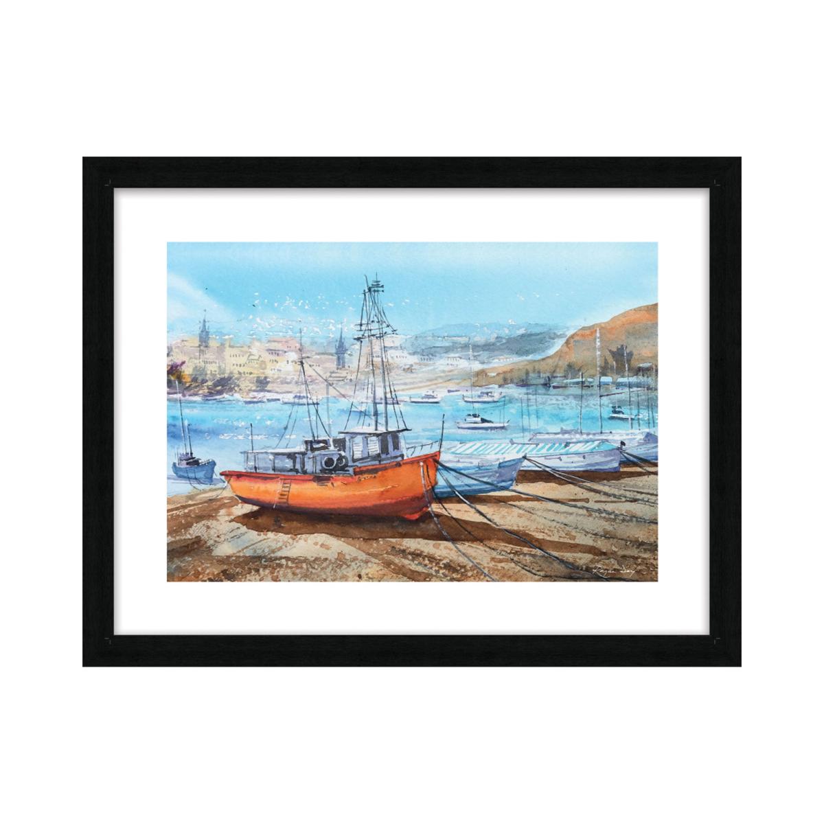 The Art Group St Mary's Isles Of Scilly Framed Print MultiColoured – image 2