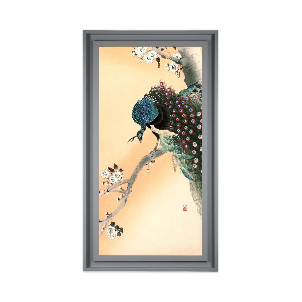 The Art Group Peacock Framed Print Brown/Green – image 2