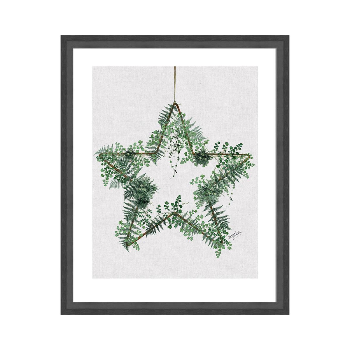 The Art Group Fern Star Framed Print Green – image 2