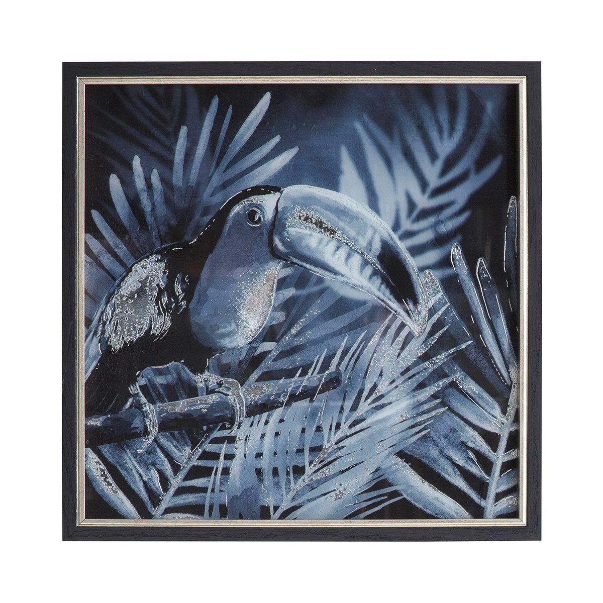 Midnight Birds II Framed Wall Art Blue – image 2
