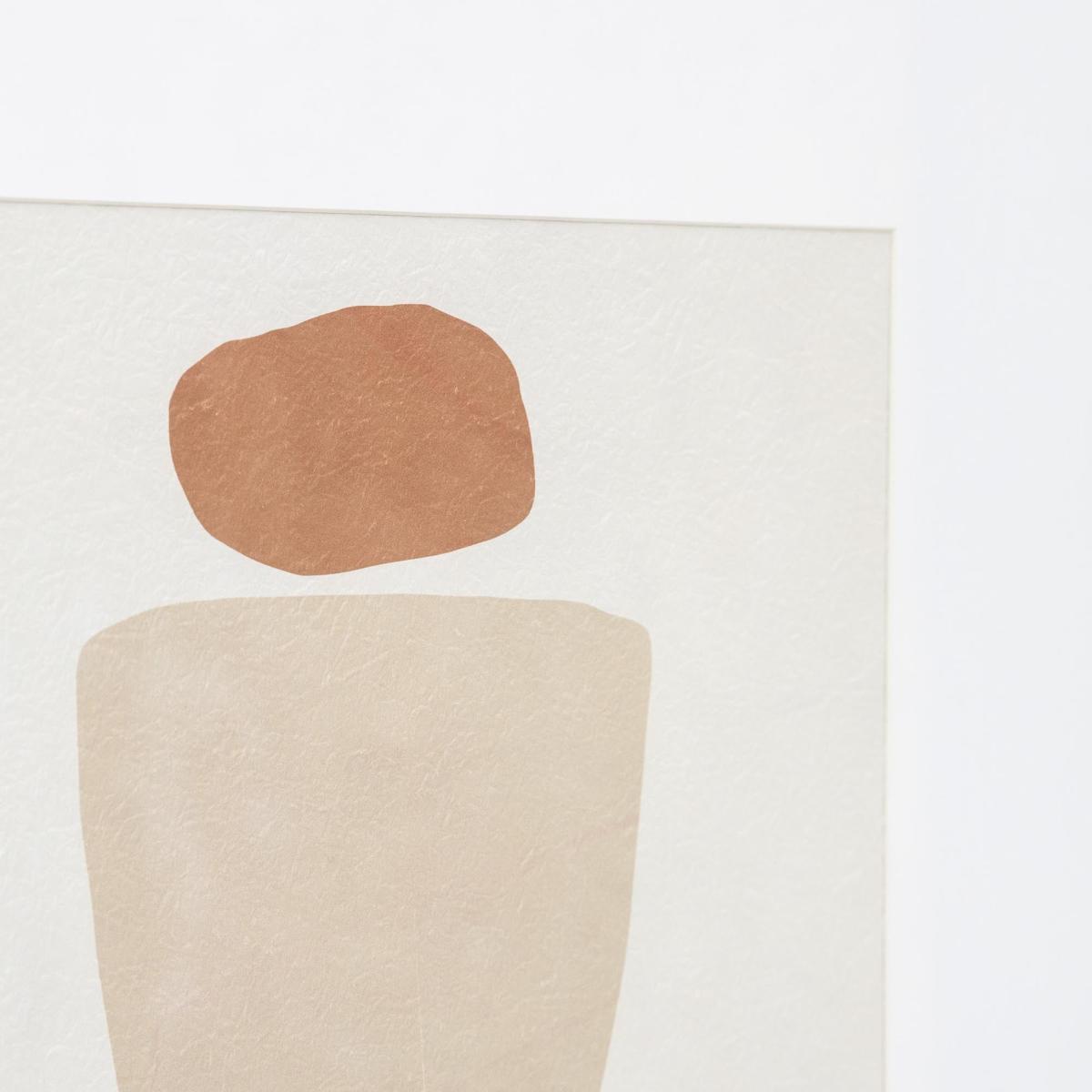 Set of 2 Oaksey Abstract Art Brown – image 3