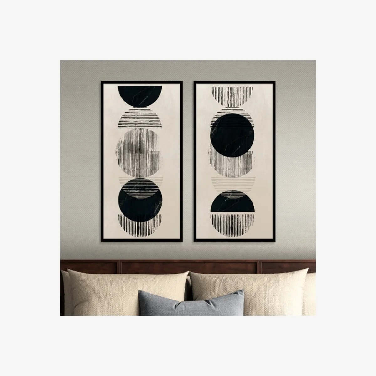 Set of 2 Unbound Creativity Framed Prints Black