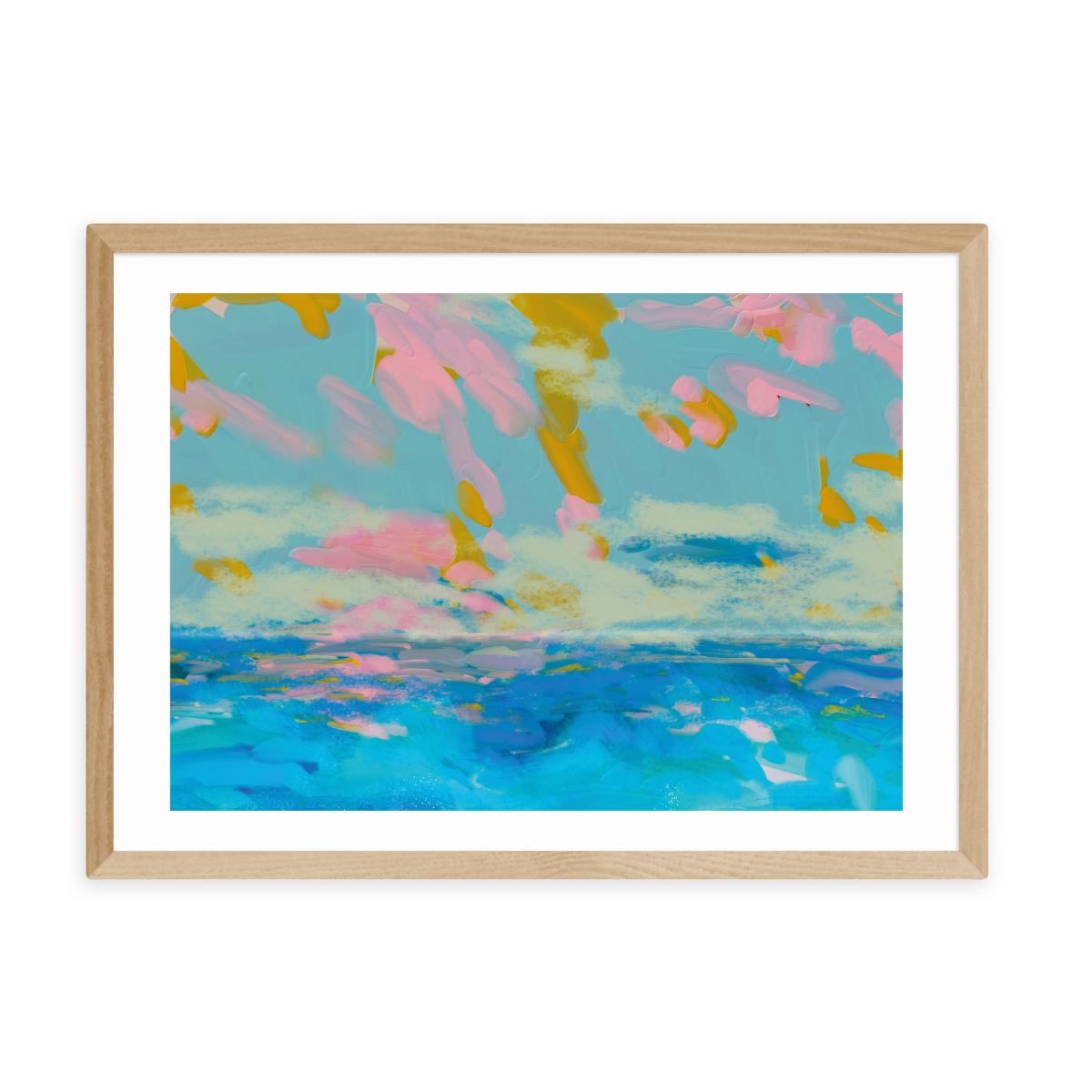 East End Prints La Mer Print Blue – image 2