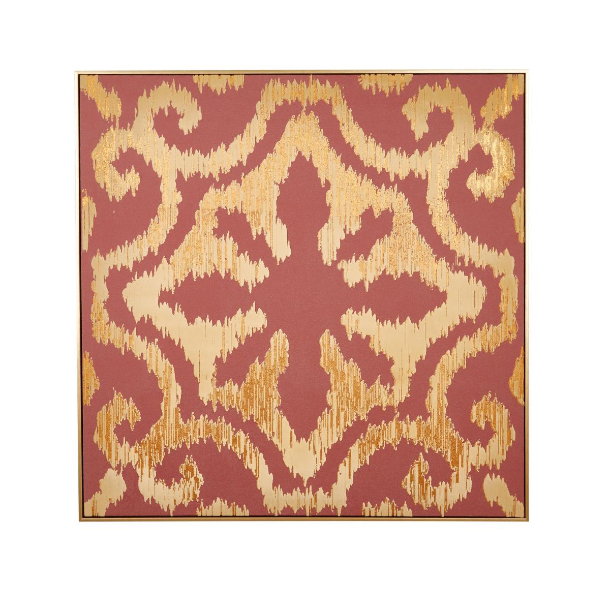Luxe Traveller Satara Foil Canvas 80x80cm Gold – image 3