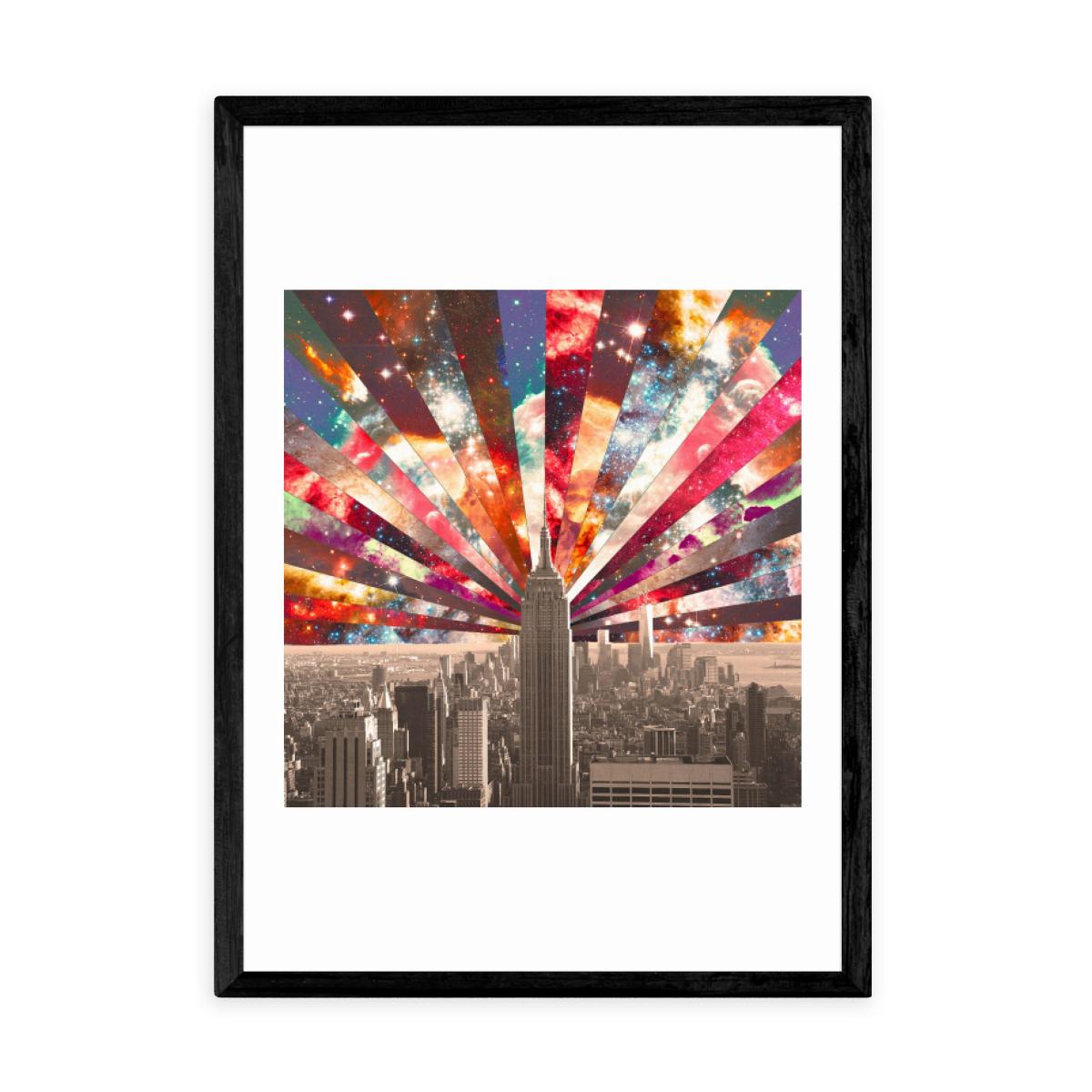 East End Prints Superstar New York Print MultiColoured – image 2