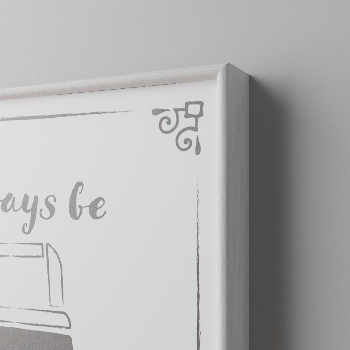 Be Grateful Canvas White and Grey – image 2