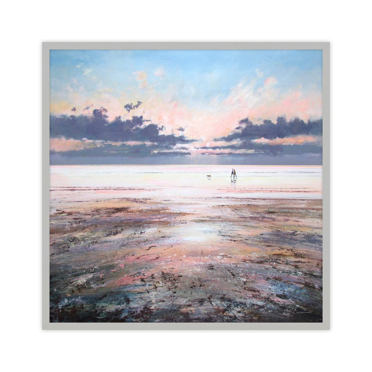 Figures At Dusk Framed Print – image 2