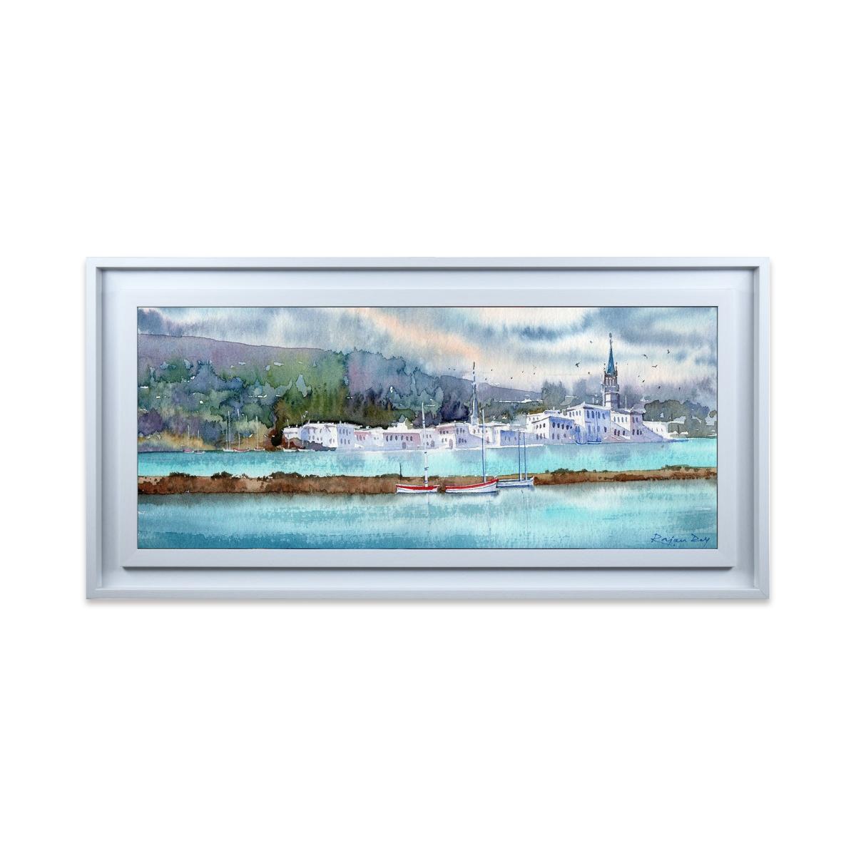 The Art Group Peaceful Framed Print Blue – image 2