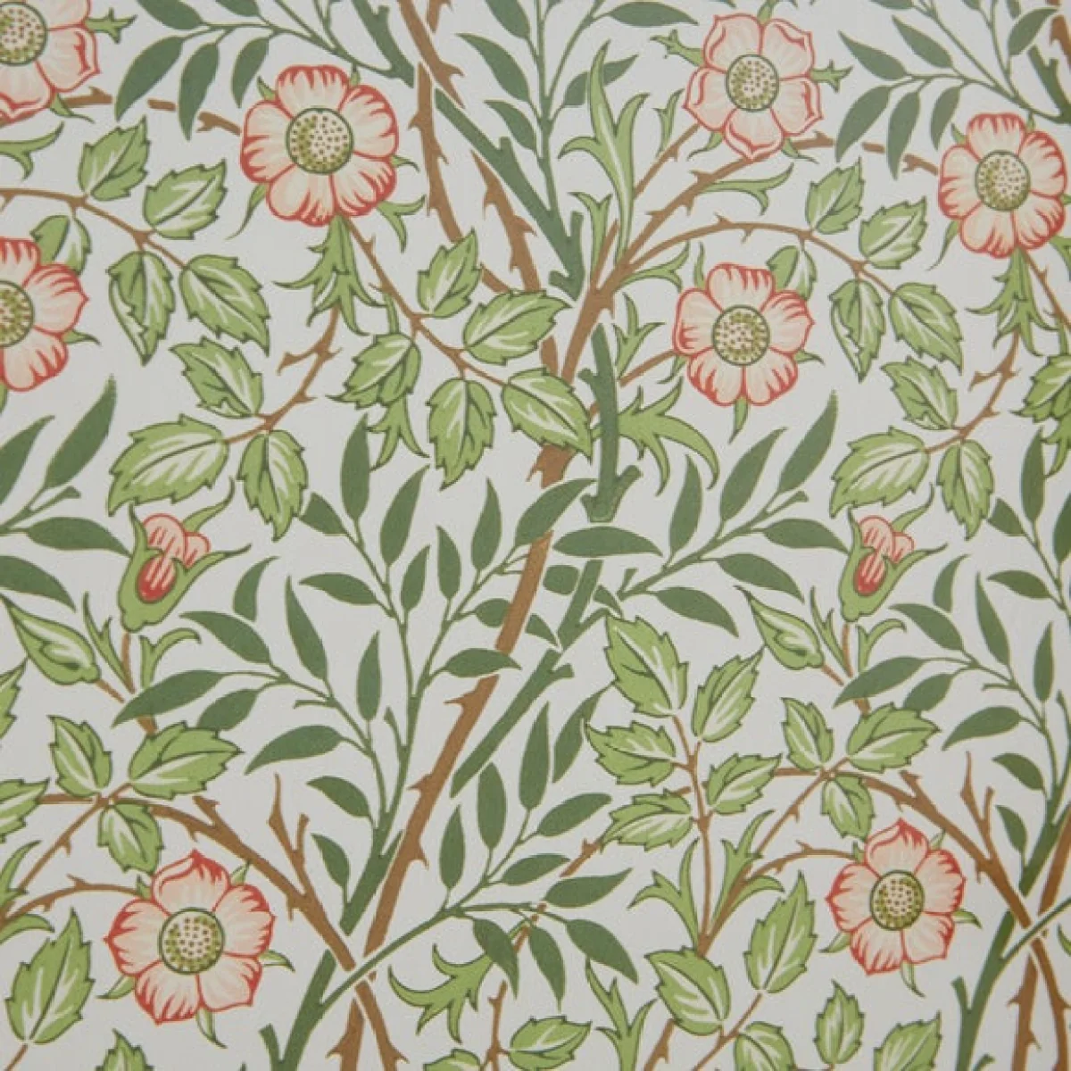 Sweet Briar by William Morris Framed Print Black – image 2