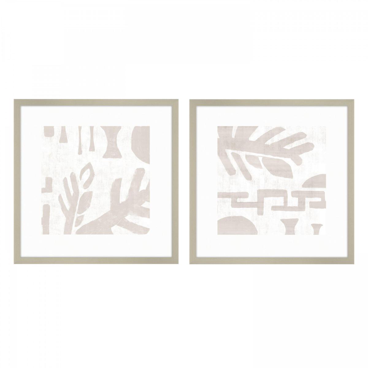 Set of 2 Summer Shadows Framed Prints – image 4