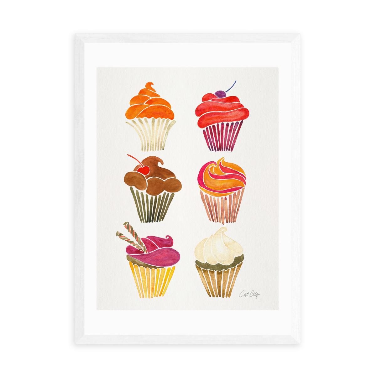 East End Prints Cupcakes Print MultiColoured – image 2